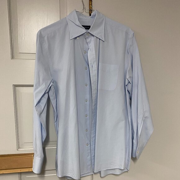 Proper Cloth Light Blue Dress Shirt Size 16.5-34.5 - Picture 1 of 6